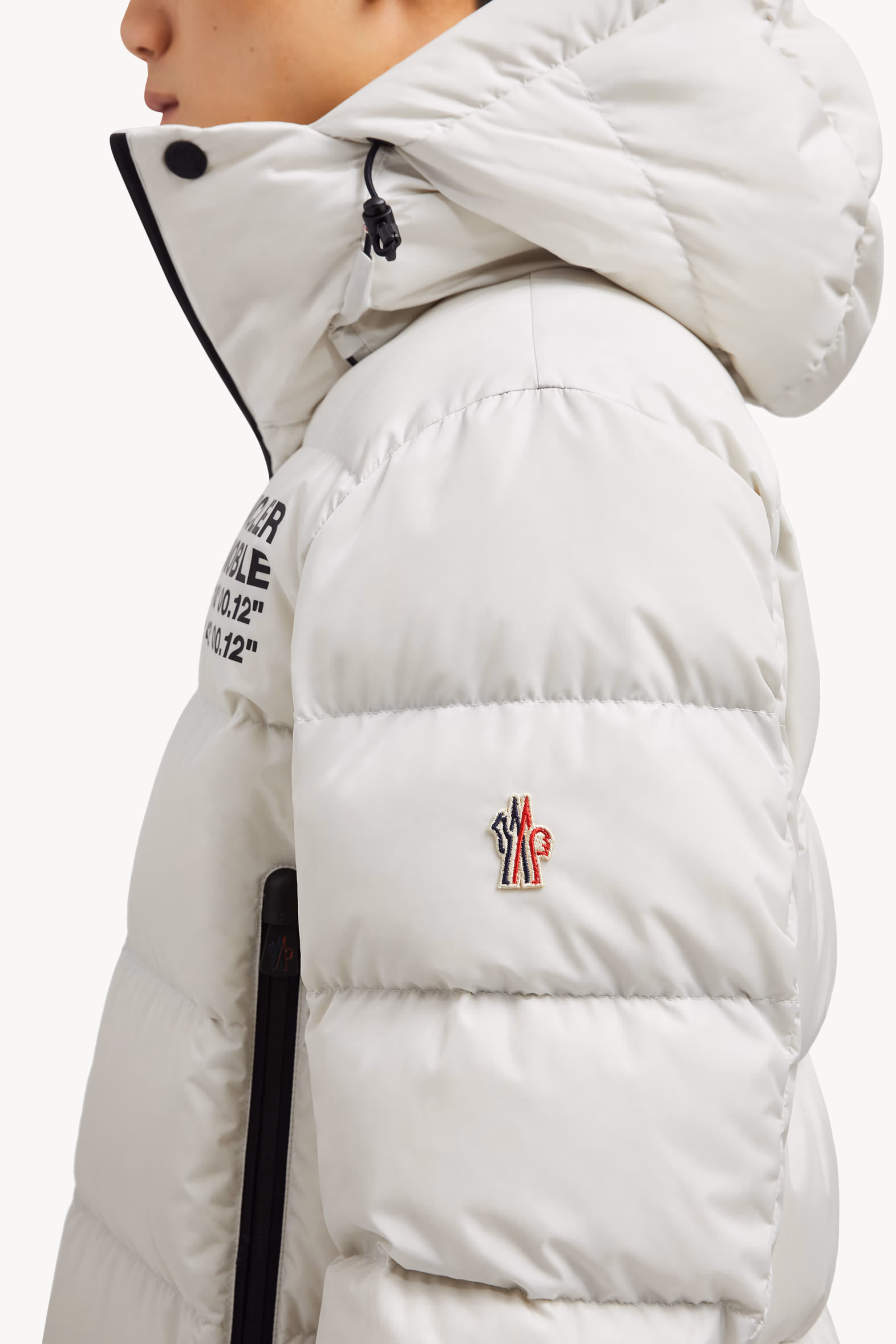 Chaqueta plumífero de esquí con capucha Isorno Hombre Blanco Moncler 9